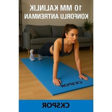 Aesco 10 mm Kalınlığında Pilates Egzersiz Matı, Rahat ve Fonksiyonel