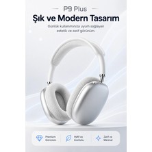 Aesco Kulak Üstü Kablosuz Bluetooth Kulaklık Yumuşak Pedli Mikrofonlu Günlük Kullanım