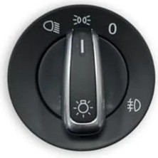 Aesco Vw Golf 5 Uyumlu Krom Arka Sis Far Anahtarı