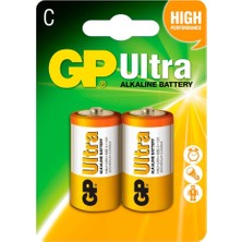 Aesco Gp Ultra Alkalin C Orta Pil 2li