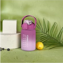 Aesco Motivasyon Matara, Pipetli, 1500 Ml, Mor-Lila