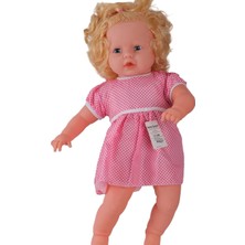 Aesco 0073 60 cm Dolgu Gövdeli Saçlı Büyük Bebek - Stokta Olan Model Gönderilir