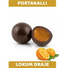 Arı Lokumları Bitter Çikolata Kaplı Portakal Aromalı Lokum Draje 250 gr