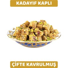 Kadayıf Kaplamalı Çifte Kavrulmuş Antep Fıstıklı Lokum 250 gr