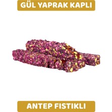 Gül Yaprağı Kaplamalı Antep Fıstıklı Kral Lokum 500 gr