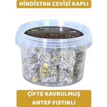 Lokumani Hindistan Cevizi Kaplı Çifte Kavrulmuş Duble Antep Fıstıklı Lokum 150 gr