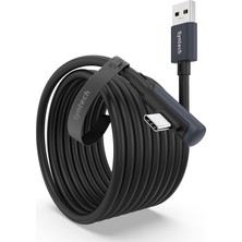 Syntech Bağlantı Kablosu 16 Ft Quest2/quest Pro/pico 4 Aksesuarları ve Pc/steam Vr, Yüksek Hızlı Pc
