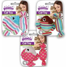 Pawise Catnipli Balık ve Şeker Kedi Oyuncağı (2'li Paket)