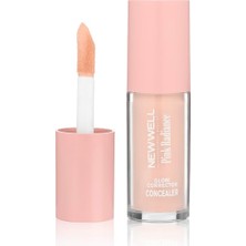 New Well Pink Radiance Glow Corrector Concealer Pembe Işıltılı Parlaklık Düzeltici Kapatıcı 8 Gr, T1