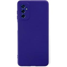 Samsung Galaxy M52 5g Kılıf Nano Içi Kadife Silikon - Mor