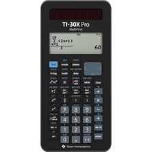 Texas Instruments TI-30X Pro Mathprint Okul Hesap Makinesi (4 Satırlı Yüksek Çözünürlüklü Ekran, Gün