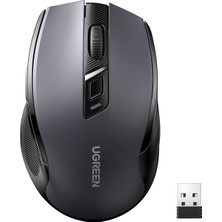 Ugreen Dizüstü Bilgisayar Kablosuz Fare Ergonomik Sessiz Tıklama USB Fare, Hassas Takip Bilgisayar F