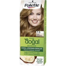 Palette Kalıcı Doğal Renkler 7.5 Açık Karamel Saç Boyası