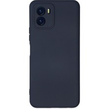 Trend Kapında Vivo Y15S Kılıf Nano Içi Kadife Silikon - Lacivert