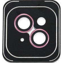 Joko Apple iPhone 14 Pvd Metal Kamera Lens - Pembe