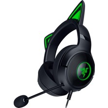 Razer Kraken Kitty V2 - Kablolu Rgb Kulaklık Kedi Kulaklı (Reaktif Akış Aydınlatması, Razer Hypercle
