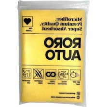 Aesco 320 Gsm Süper Emici Mikrofiber Temizlik Bezi, 50X70 cm Ölçülerde