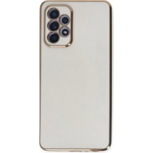 Samsung Galaxy A52 Kılıf Volet Silikon - Beyaz