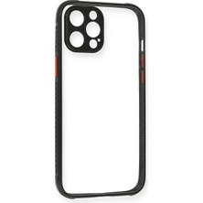 Trend Kapında Apple Iphone 12 Pro Kılıf Miami Şeffaf Silikon - Siyah