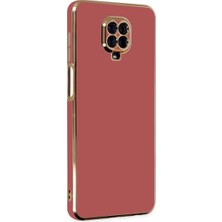 Xiaomi Redmi Note 9 Pro Kılıf Volet Silikon - Kırmızı