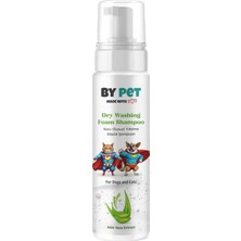 Bypet Aloe Vera Içerikli Kedi ve Köpek Kuru Yıkama Bakım Şampuanı Tüy Deri Bakım Köpüğü 200 ml