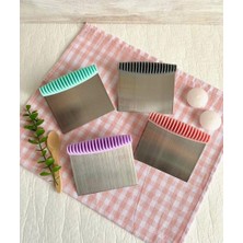 Xesha Çelik Hamur Kesici Spatula Lila Renk