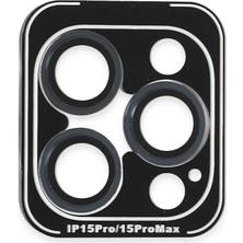 Joko Apple iPhone 15 Pro Max Pvd Metal Kamera Lens - Lacivert