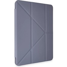 Huawei Honor Pad V9 Kılıf Kalemlikli Mars Tablet Kılıfı - Lavender