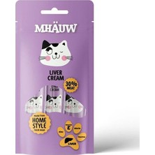 Mhauw Mhäuw Ciğerli Sıvı Kedi Ödülü 15GR 4lü