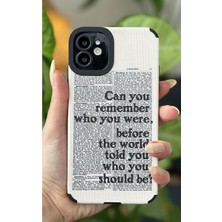 Go Aksesuar Iphone 11 ile Uyumlu Kaplama Gazete Tasarımlı Yumuşak Silikon Kamera Korumalı Kılıf