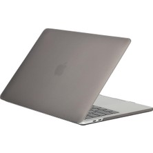 Buff Labs Blogy MacBook Pro 14.2 Inç ile Uyumlu Crystal Fit Kılıf (Gri)