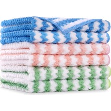 Vicloon Mikrofiber Temizleme Bezleri, 6 Adet Süper Emici Mikrofiber Temizleme Bezi, Yeniden Kullanıl