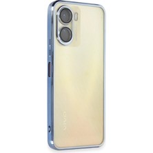 Trend Kapında Vivo Y16 Kılıf Razer Lensli Silikon - Açık Mavi