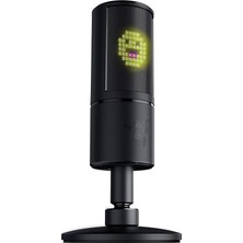 Razer Seiren Emote - Ifade Ekranlı Akış Için USB Kondenser Mikrofon (8-Bit LED Ekran, Akış Reaktif,