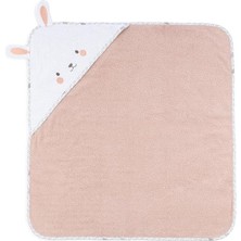 Gezenbebe Hero Kahraman Başlıklı Bebek  Çocuk Kurulama Havlusu Bunny 75X80 cm