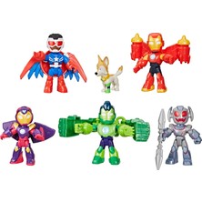 Marvel Man And His Awesome Friends Zırhlı Avengers Paketi Aksiyon Figürü Seti