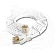 Lunatic Tkz 5742 Cat7 RJ45 Modem Internet Kablosu 3 Metre 10GBPS 600MHZ Uçları Fabrikasyon Takılı Bi