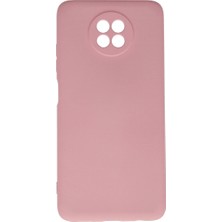 Trend Kapında Xiaomi Redmi Note 9 5g Kılıf Nano Içi Kadife Silikon - Pembe