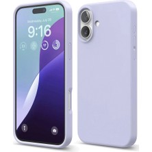 Apple iPhone 16 Plus Kılıf Nano Içi Kadife Silikon - Lila
