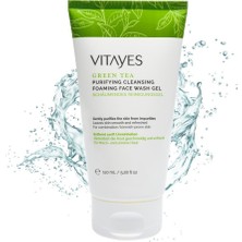 Vitayes Vıtayes Yüz Temizleme Jeli Akne Siyah Noktaya Yatkın Ciltler Için Yeşil Çay Özlü, 150 ml