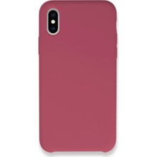 Apple iPhone Xs Max Kılıf Lansman Legant Silikon - Fuşya