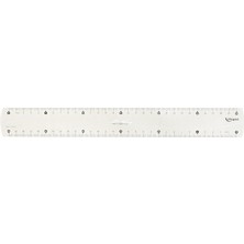 Maped 146109 30 cm Trıple Desimetre Plastik Cetvel