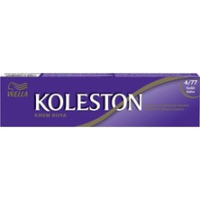 Wella Single Tüp Saç Boyası 4/77 Kadife Kahve