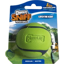 Chuckit! Sniff Ball Köpek Oyuncağı, Dayanıklı Yüksek Sıçrama Fıstık Ezmesi Kokulu Kauçuk Köpek Topu