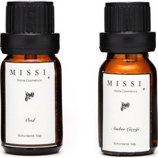 Missi 2'li Oud & Amber Çiçeği Buhurdanlık Esansı/yağı