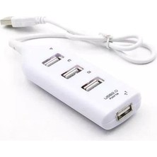 Sanec 4 Port USB Çoğaltıcı Çoklayıcı Hub USB 2.0 Çoklama Pc Laptop - Beyaz