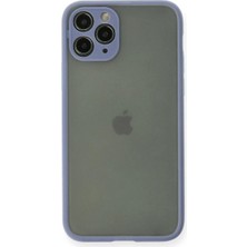 Apple iPhone 11 Pro Kılıf Montreal Silikon Kapak - Gri
