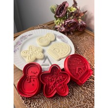 Almalions Yılbaşı  Yeniyıl Kurabiye Kalıbı Set-2 (3'lü)