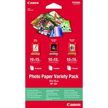 Canon 0775B079 VP-101 Musterpaket A 4, Fotoğraf Kağıdı, 10 x 15 Cm, 4 x 5 Yaprak