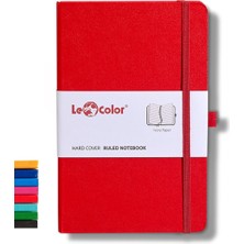 Le Color Tarihsiz Klasik Defter Rec 13X21 Çizgili Kırmızı